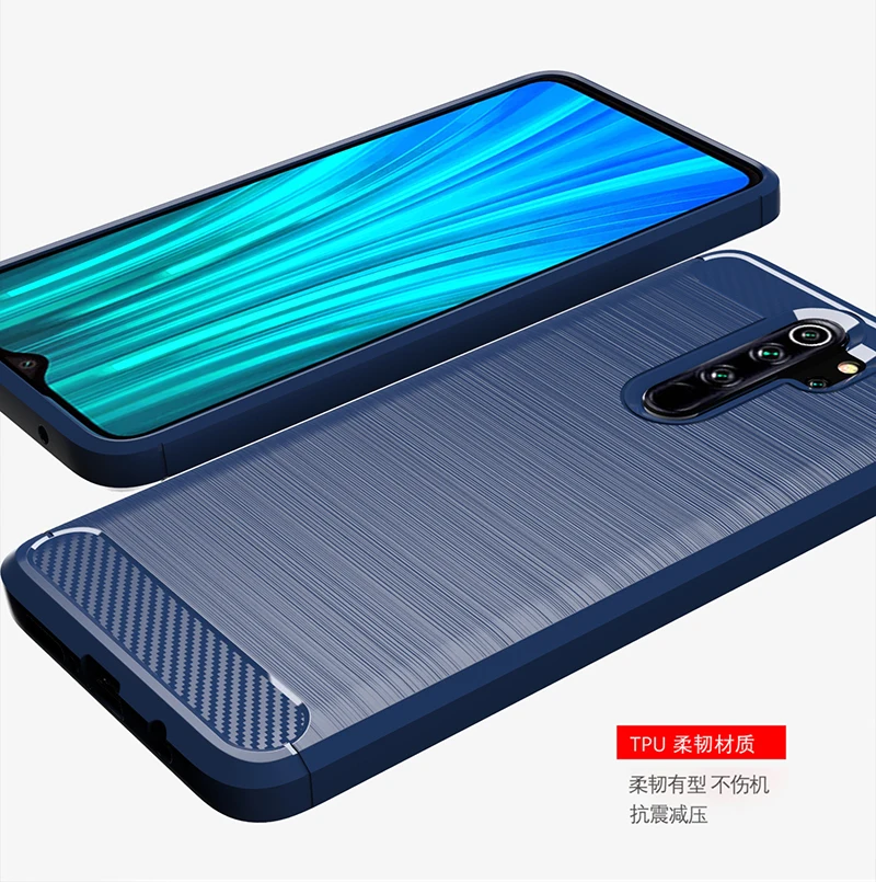 Carbon Fiber Case For Xiaomi Redmi Note 8 pro for 7 5A Prime 4X 4 5 Plus Pro TPU Silicone | Мобильные телефоны и