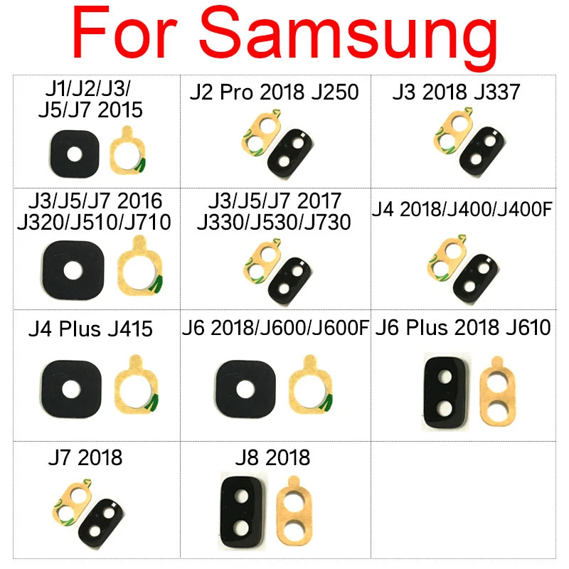 

Main Camera Glass Lens Sticker For Samsung Galaxy J1 J2 J3 J5 J7 Plus Pro 2015 2016 2017 2018 J310 J330 J510 J530 J710 J730 J400