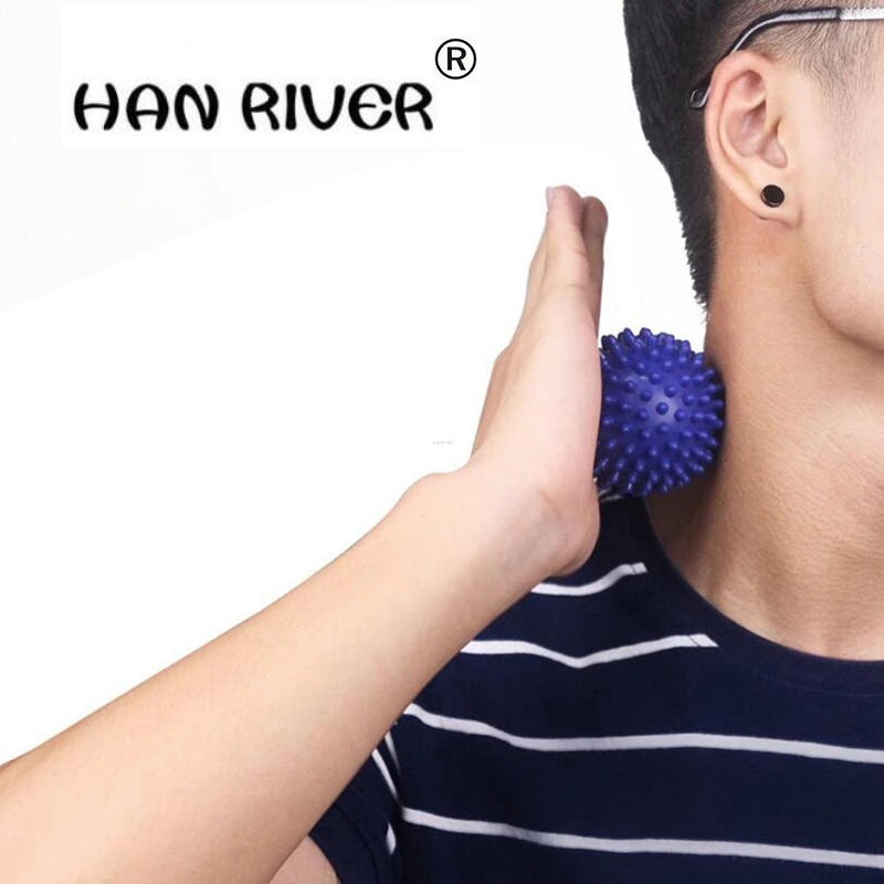 Хит продаж HANRIVER! Новый высококачественный мини массажер из ПВХ синего цвета для