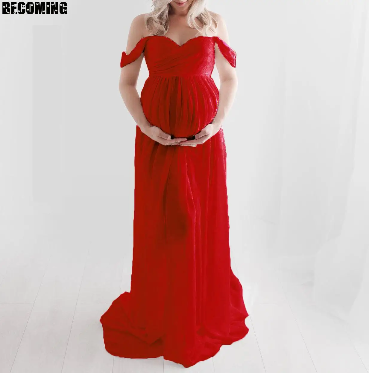 Платье для беременных фотография белое платье Одежда большое сексуальное