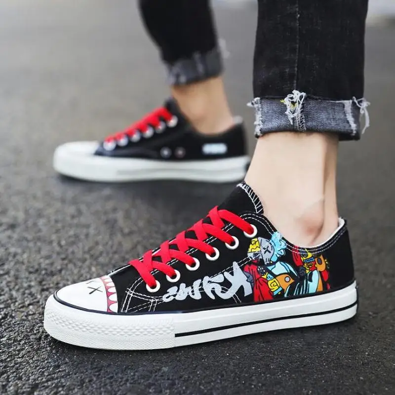 

Promotion Spring Autumn New Women Canvas Shoes Leopard Fashion Sneakers Low-cut Shoes Woman High Quality Classic Skateboarding