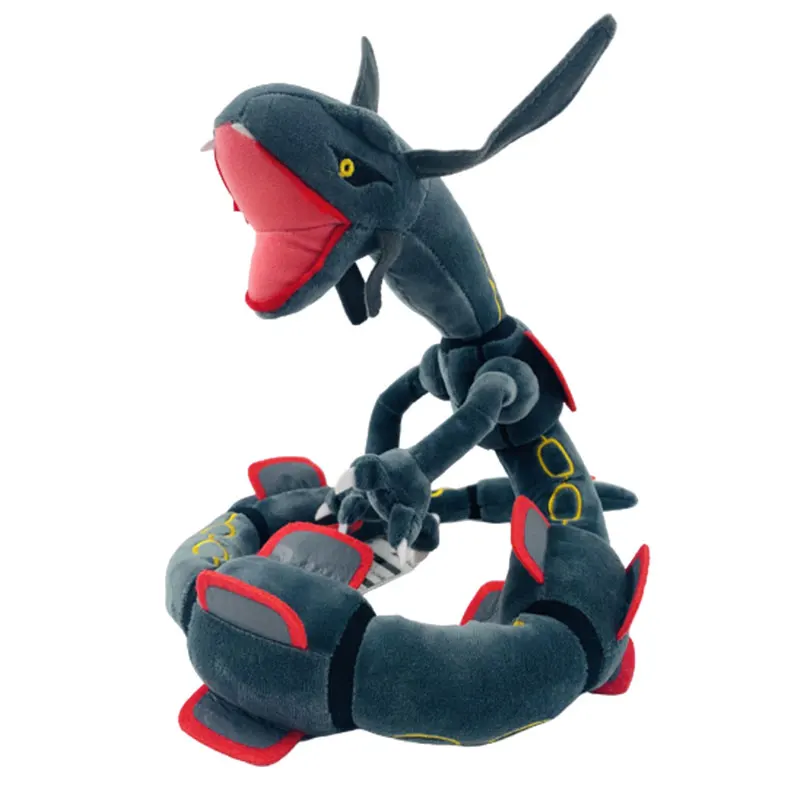 Фигурка покемона большой размер 80 см Rayquaza плюшевые милые игрушки покемон черный