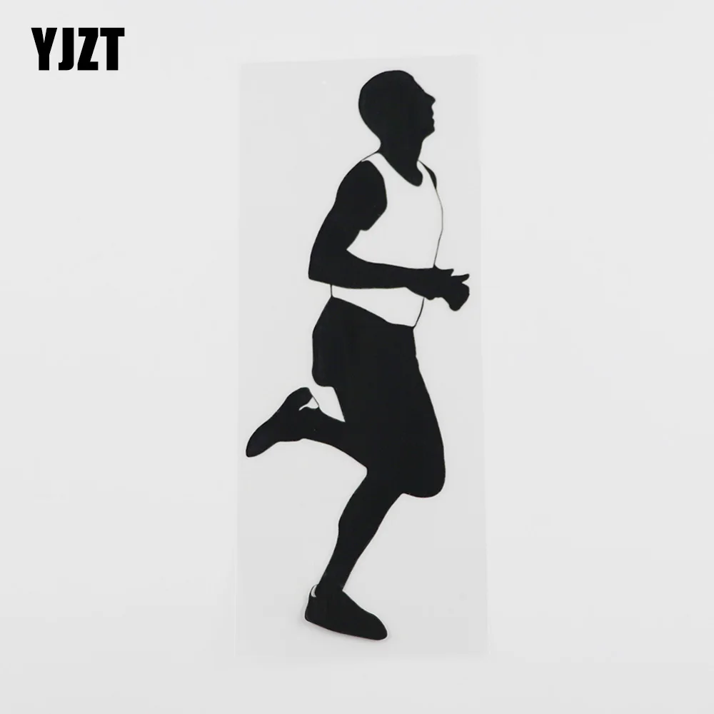 

YJZT 7, 2 см x 18, 1 см Виниловая наклейка на машину для занятий фитнесом и утром 8A-0180