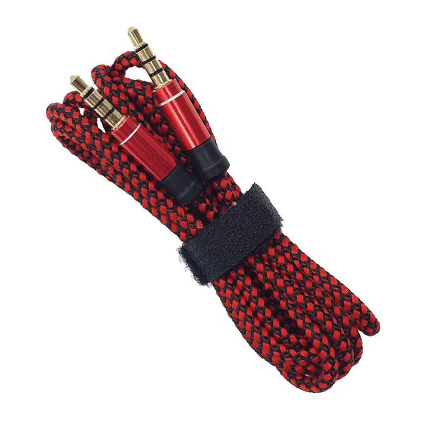 

HOT SALE New 3M 3.5mm Male to Male Car Aux Auxiliary Cord Stereo Audio Cable Car player to connect with audio device#YL10