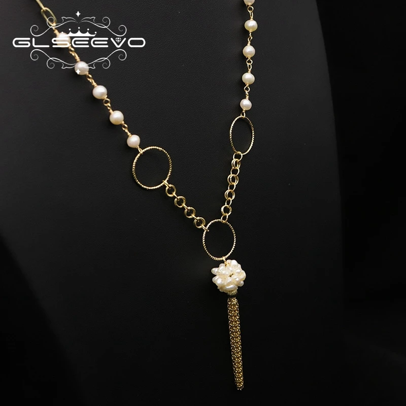 Длинная подвеска и цепочка Glseevo из натуральной кожи рождественский подарок для