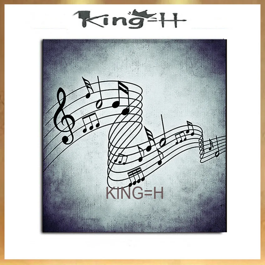 Новый Дизайн полос воспроизводить музыку картина маслом Современные Картины на