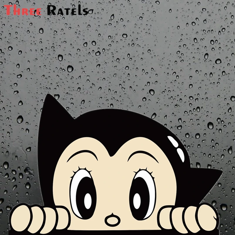 

Three Ratels FC235 Funny 3D ASTRO BOY Peeking Decal Laptop Bike Car Anime Sticker Toy Luggage Skateboard Stickers