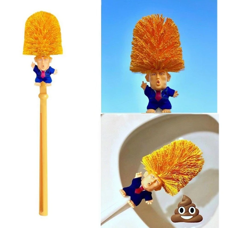 Дональд Трамп туалетная щетка чаша кляп подарок ручной работы для черной пятницы