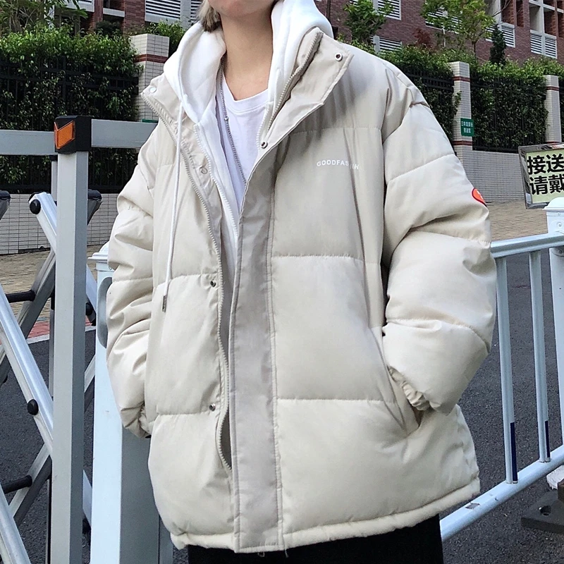 

Cotton-padded jacket women winter fake two-piece thick coat loose oversize clothes hood clothing ice solid parka vintage anorak