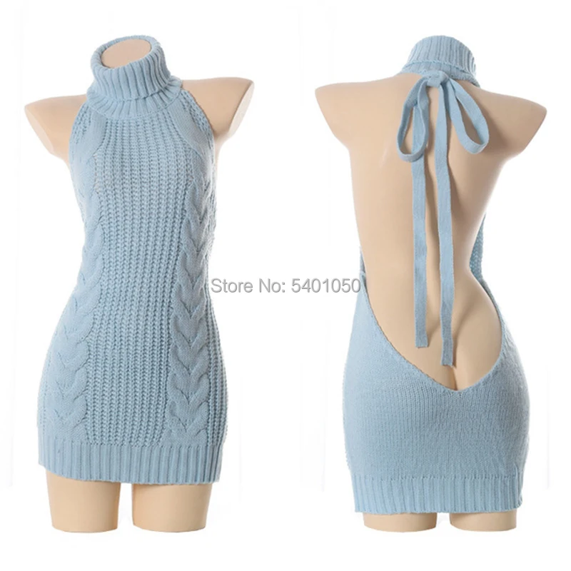 Свитер Женский вязаный черный с V-образным вырезом и длинными рукавами