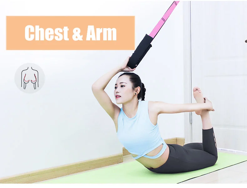 Регулируемый ремень для растяжки ног женщин тянущийся пояс балета танцев