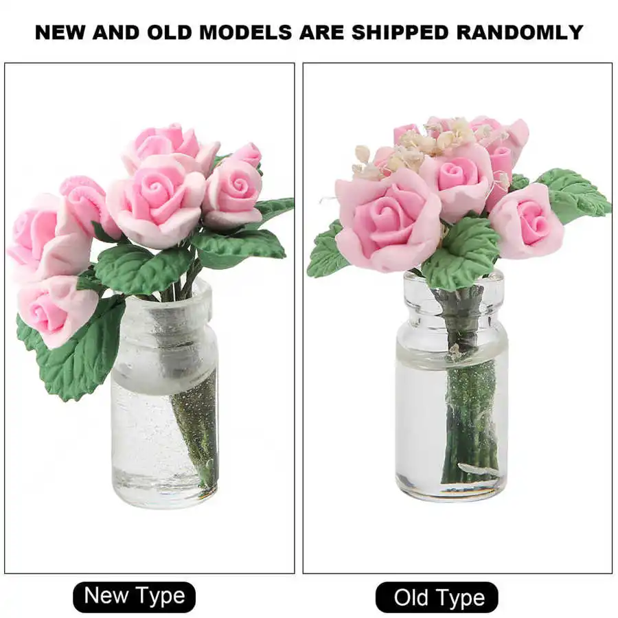 1:12 Кукольный домик цветы мини-дерево в горшке миниатюрный бонсай сад балкон