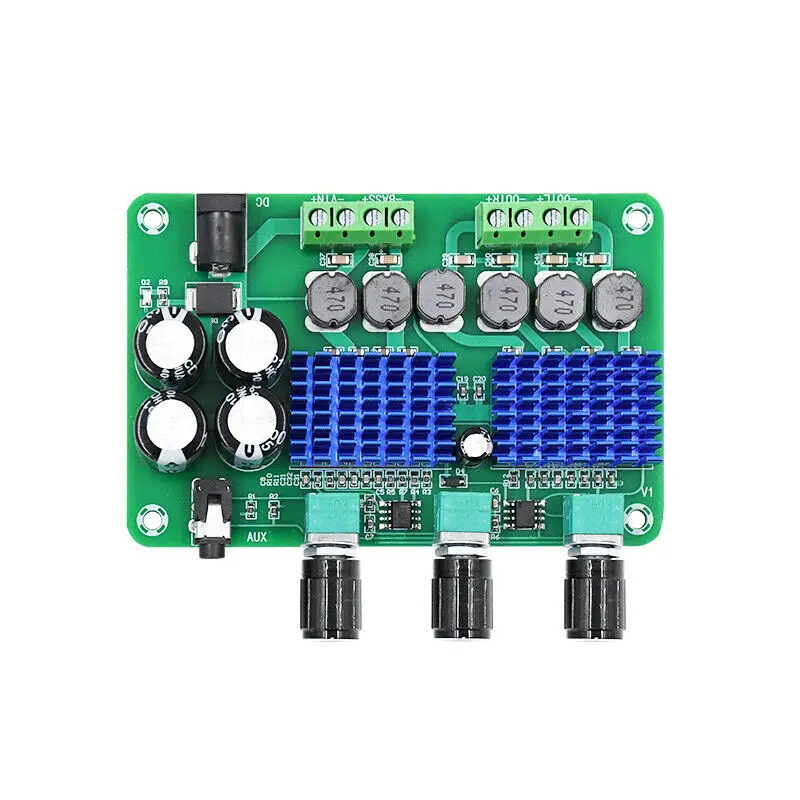 Плата цифрового усилителя 2 1 каналов 2x50 Вт + 100 DC12 24V TPA3116D2 аудио