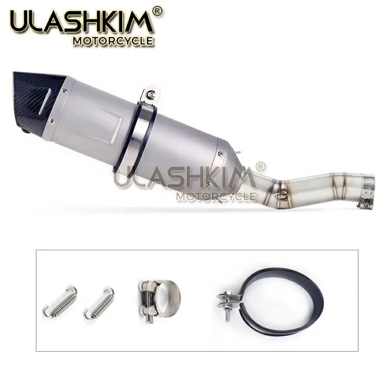 Мотоцикл Полная выхлопная средняя труба без шнуровки для Suzuki GSXR600 Gsxr700 Gsxr750 K7 GSX R700