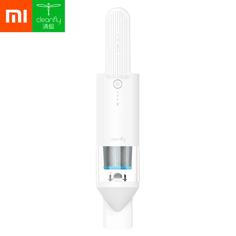 Withe Новинка XIAOMI MIJIA Cleanfly Портативный Ручной пылесос 2 для дома беспроводной мини пылеуловитель сильный Циклон всасывания - Цвет: Withe