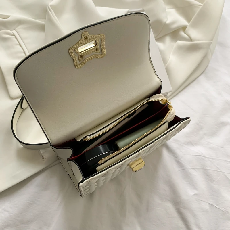 

Luxury Designer Handbags Fashion Crossbody Bags for Women 2021 New Small Square Bag Casual Flap Purse Shoulder Messenger Bags