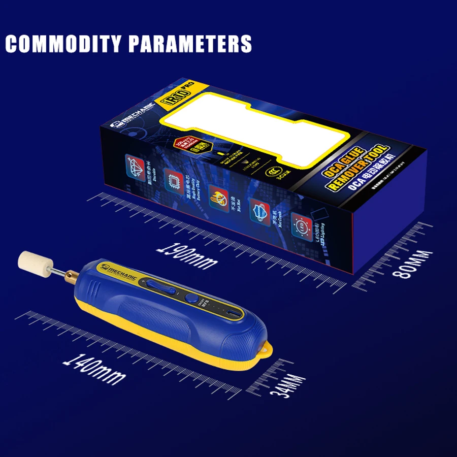 Mechanic IR10 PRO degumming набор ОСА мобильный телефон ЖК-экран регулировка скорости
