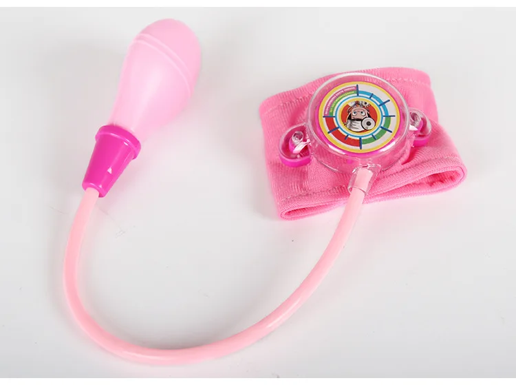 Pink Доктор крови Давление игрушки медицинская От 2 до 4 лет Набор доктора игрушки Детский Набор доктора говоря в домашних условиях врач-медсестра, детская игрушка - Цвет: Pink