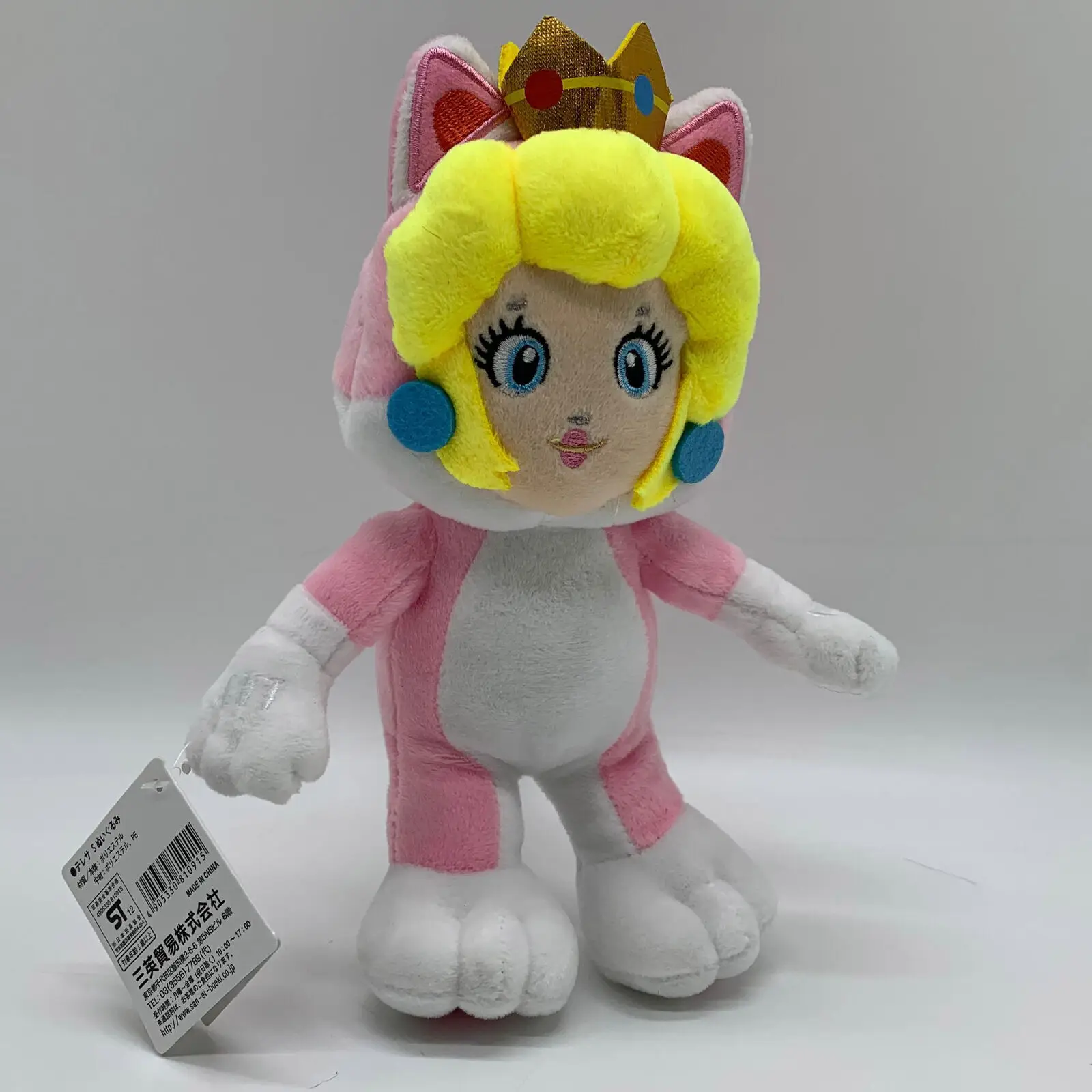 Супер Марио кошка принцесса Персик Плюшевая Мягкая игрушка чучело кукла