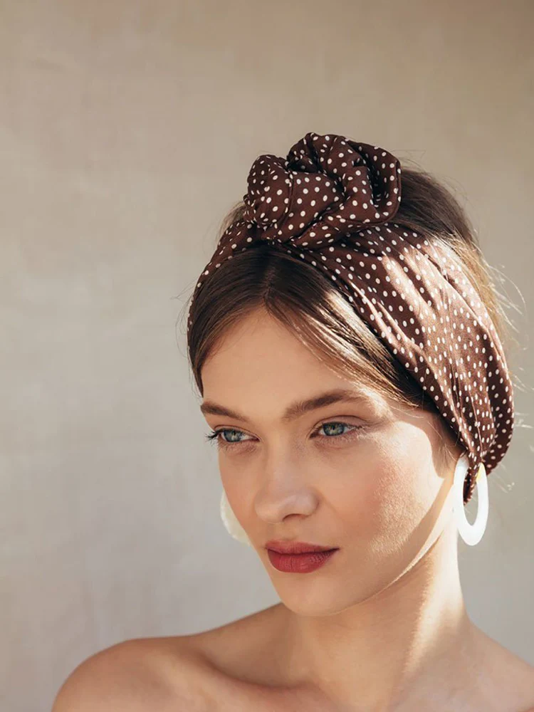 Женские Повязки На Голову AWAYTR мягкие повязки на голову с цветочным принтом