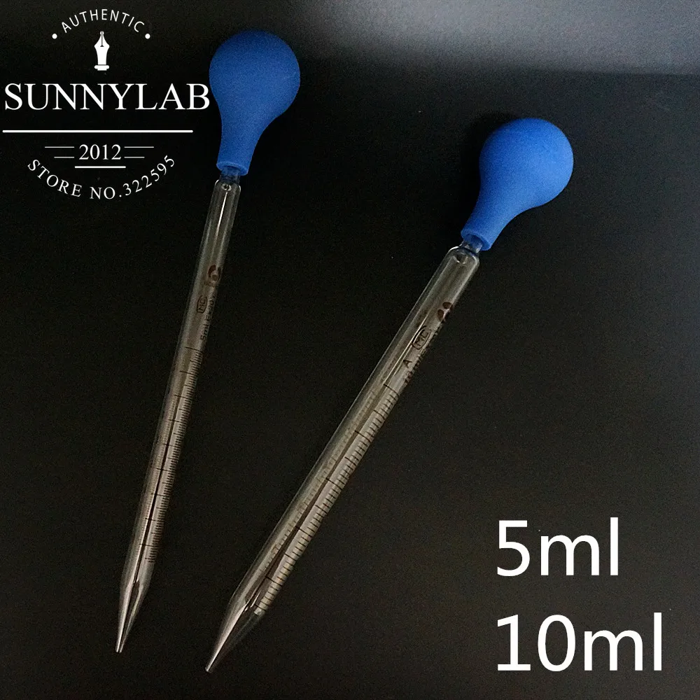 4 шт. 5 мл 10 резиновая головка стеклянные пипетки капельница Жидкость весы линия