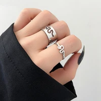 punk fashion butterfly rings for women men gold silver color lover couple butterfly ring set opening engagement wedding jewelry