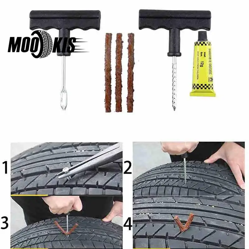 Набор инструментов для ремонта автомобильных шин 6 шт. комплект небольших