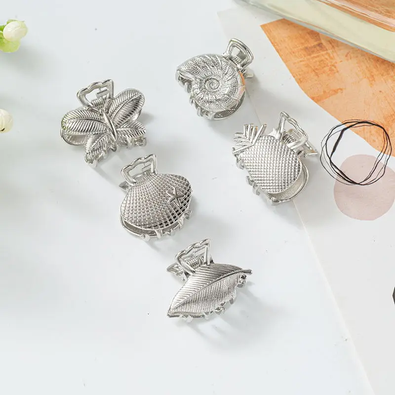 

Small Accessories New Mini Grabbing Hair Clip Pin Metal Adult Hair Volume Less Net Celebrity Temperament Hair Clips Headdress