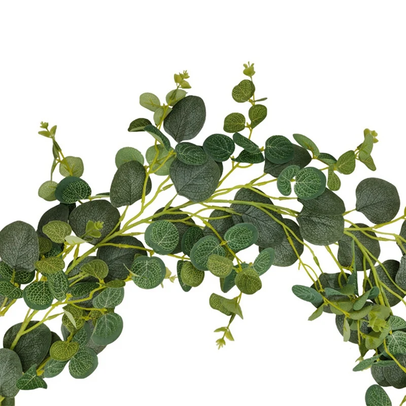 

Artificial Eucalyptus Garland Vine, Faux Greenery Ivy Eucalyptus Leaves Wedding Backdrop Arch Wall Window Home Decor