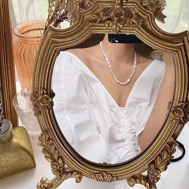 

2021 New Pearl Necklace For Women Baroque Natural Pearl Choker Lady Gifts Jewelry