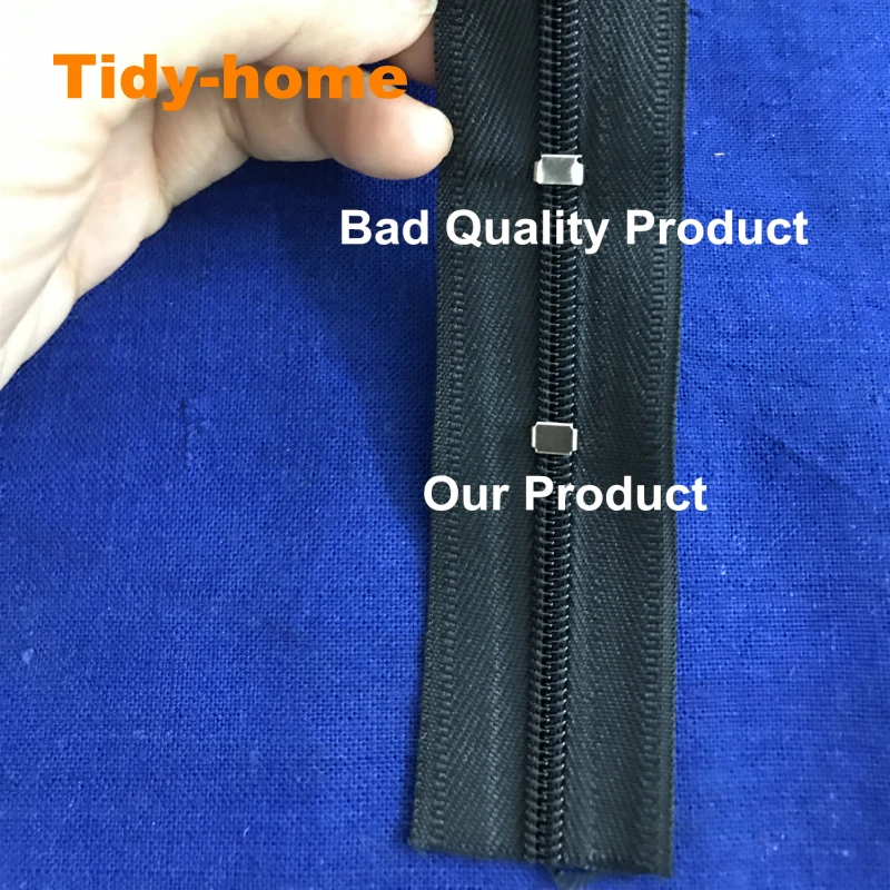 Оптовая продажа 50 г серебристый цвет 3 #5 # нейлоновая застежка молния заглушка