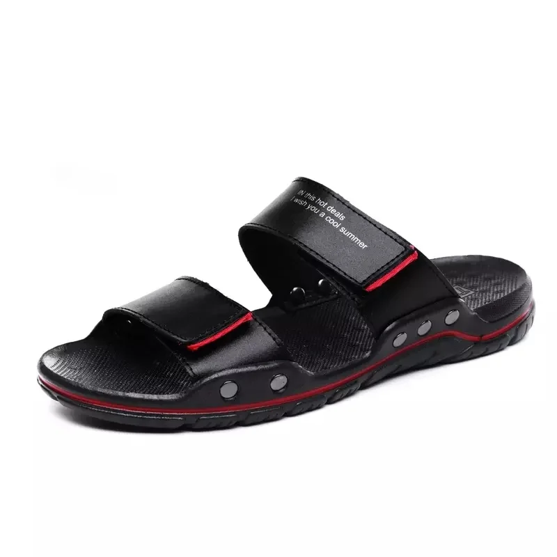 

2021 Fashion Men Slippers Waterproof Breathable Living at Home Sandals Soft Soled Casual Shoes Outdoor Comfortable Beach Shoes
