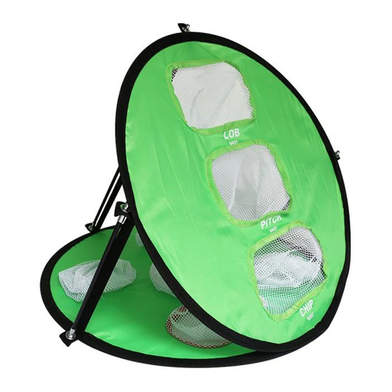 

Golf Chipping Practice Net Golf Pop-UP Indoor Outdoor Chipping Pitching Cages Mats Practice Easy Net Golf Training Aids
