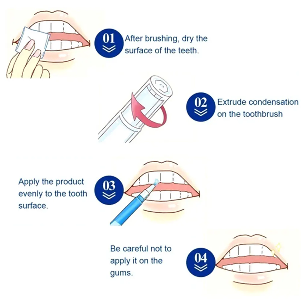 

Teeth Whitening Pen Tooth Gel White Teeth Kit Cleaning Bleaching Remove Stains Oral Hygiene Whitening Quickly 2021 New