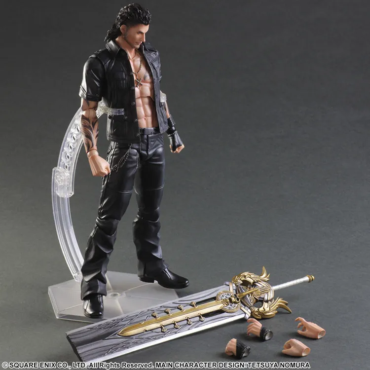 28 см Play Arts Кай гладиолус амицития Final Fantasy XV Аниме Фигурки ПВХ Модель Коллекция