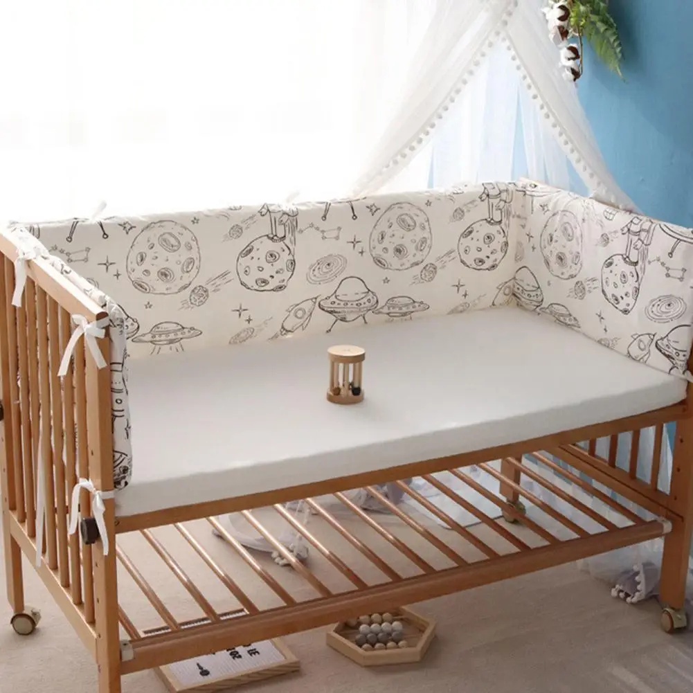

Подкладка для детской кроватки с мультяшным рисунком, дизайнерский утолщенный бампер для детской кровати, детские подушки, украшение для н...