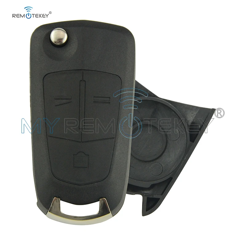 Чехол для автомобильного ключа Remtekey откидной с 3 кнопками Vauxhall Opel Corsa Astra H Zafira B Vectra