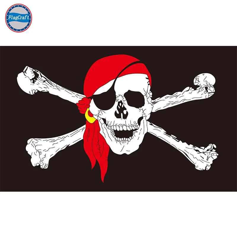 Оригинальный флаг новый незаменимый огромный череп и перекрестные кости