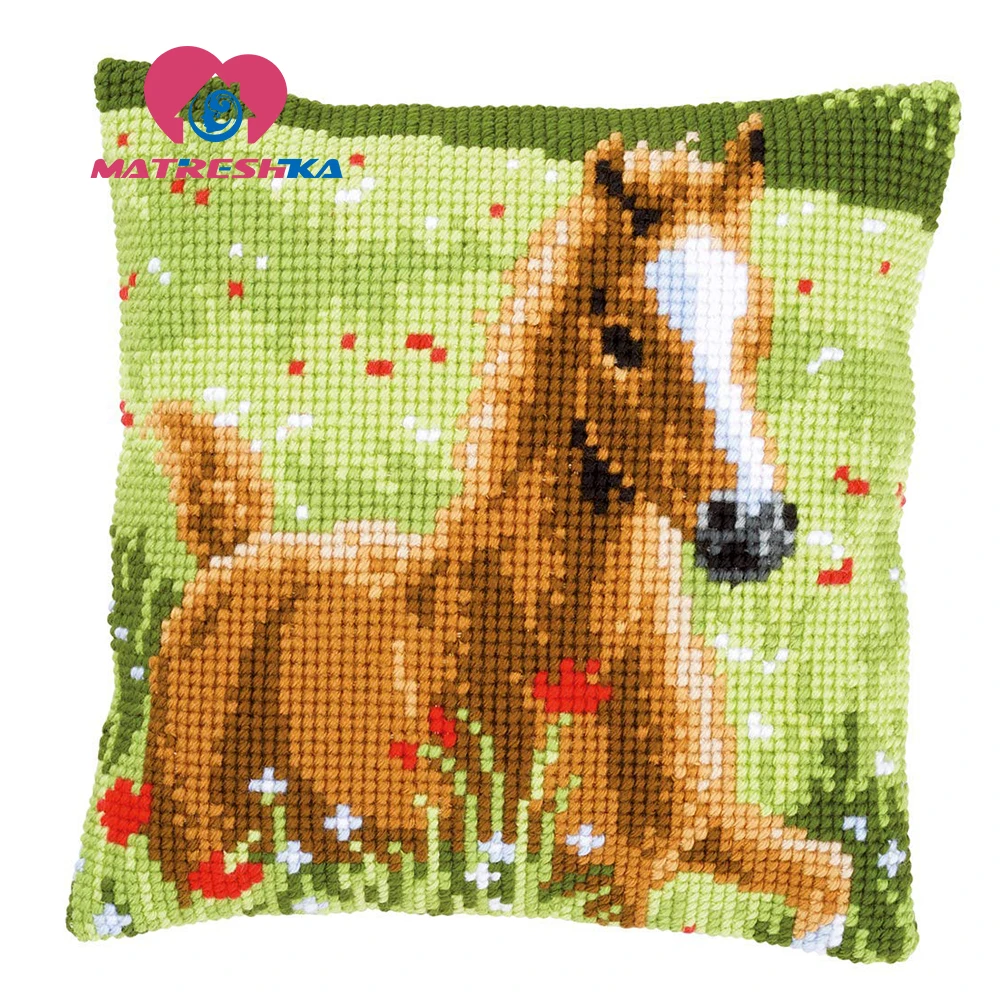 Набор крючков с защелкой для вышивки крестом подушка лошадь вышивка ковер крючок