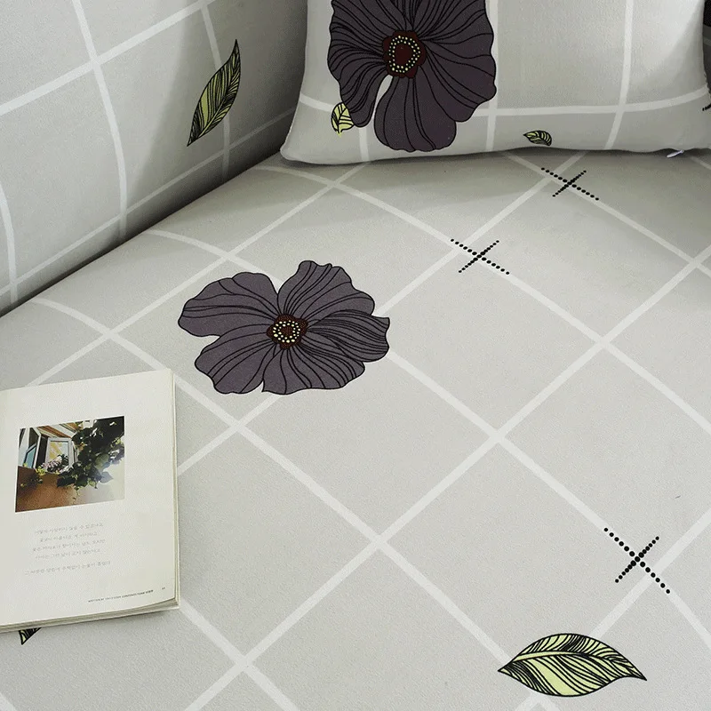 L-shaped living room sofa cover elastic universal printing all-inclusive four seasons sanding household towel | Дом и сад