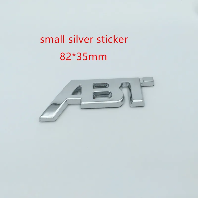 1 шт. ABT 3D металлическая эмблема передней решетки автомобиля боковое крыло задняя