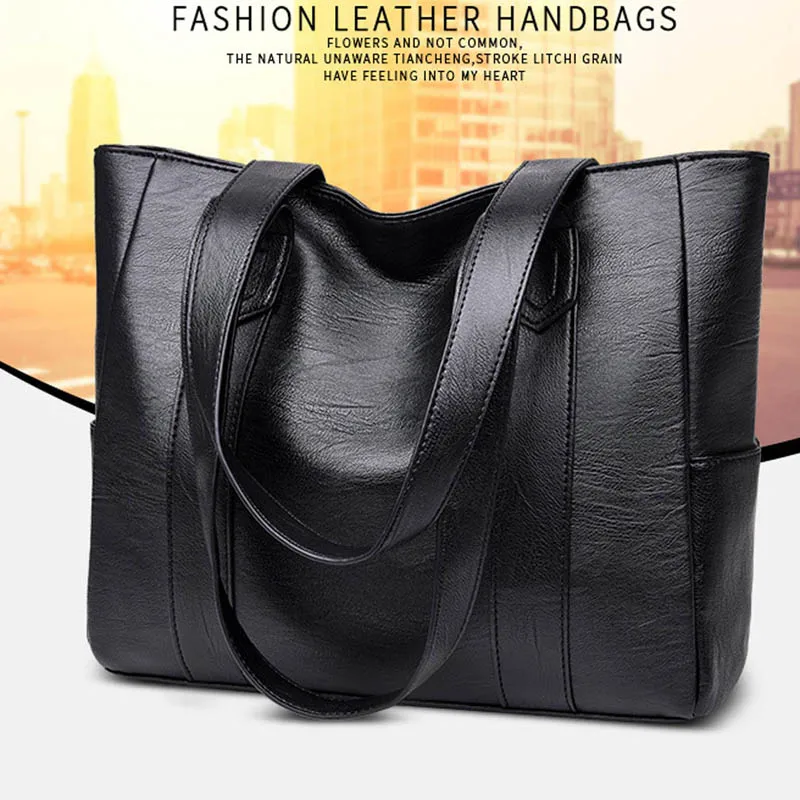 

Bags For Women Fashion Women Leather Splice Handbag Shoulder Bag Crossbody Bag Tote Bag