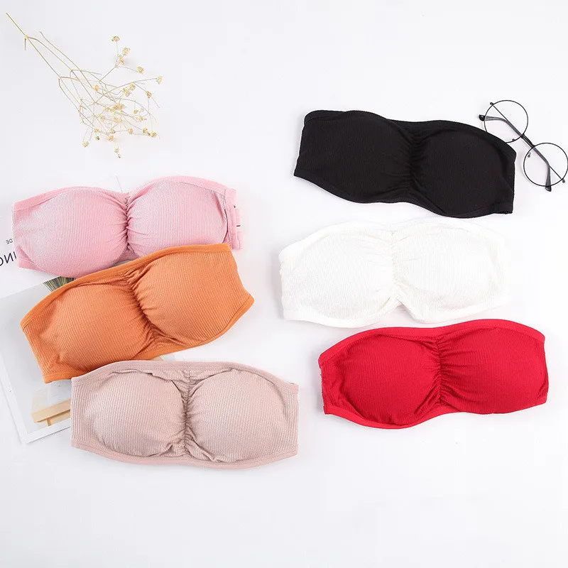 

New Summer Strapless Wireless Sexy Tube Bra Soft Push Up Seamless Bras For Women Tops Sexy