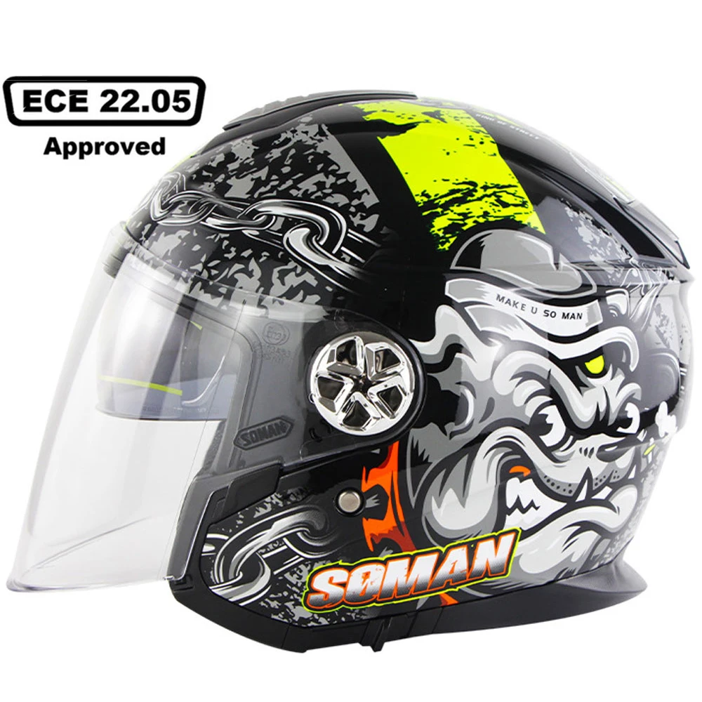

SOMAN ECE Motorcycle Helmet De Moto Men Casco Full Face Capacete Off-road Helmet Moto Adventure Downhill DH Racing Motocross