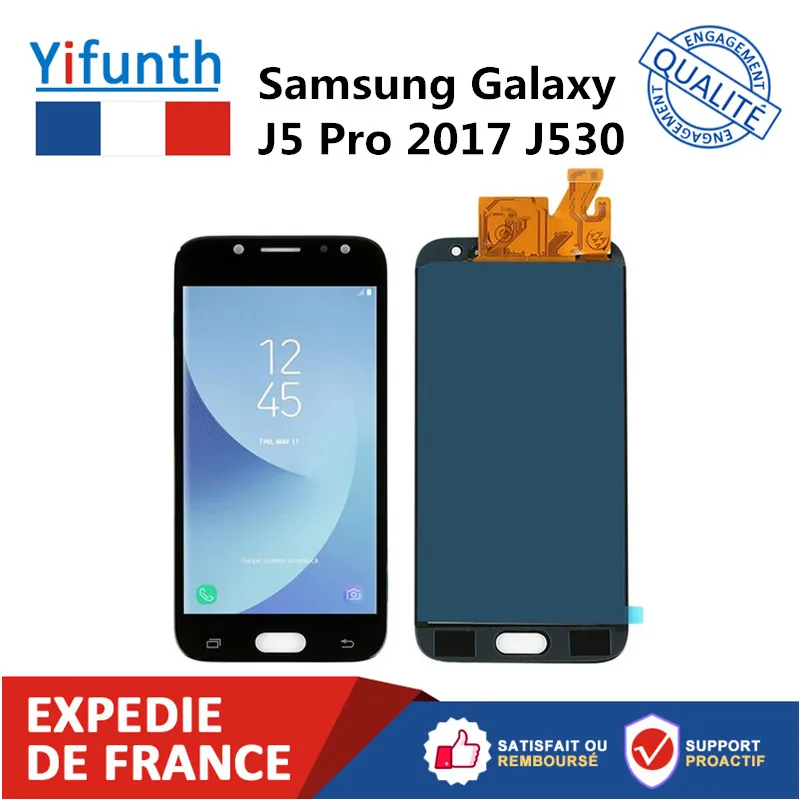 

ЖК-дисплей для Samsung Galaxy J530/J5 2017/J5 Pro мобильный телефон, протестированный, сменный, сенсорный, ЖК-экран, дигитайзер, запасные части
