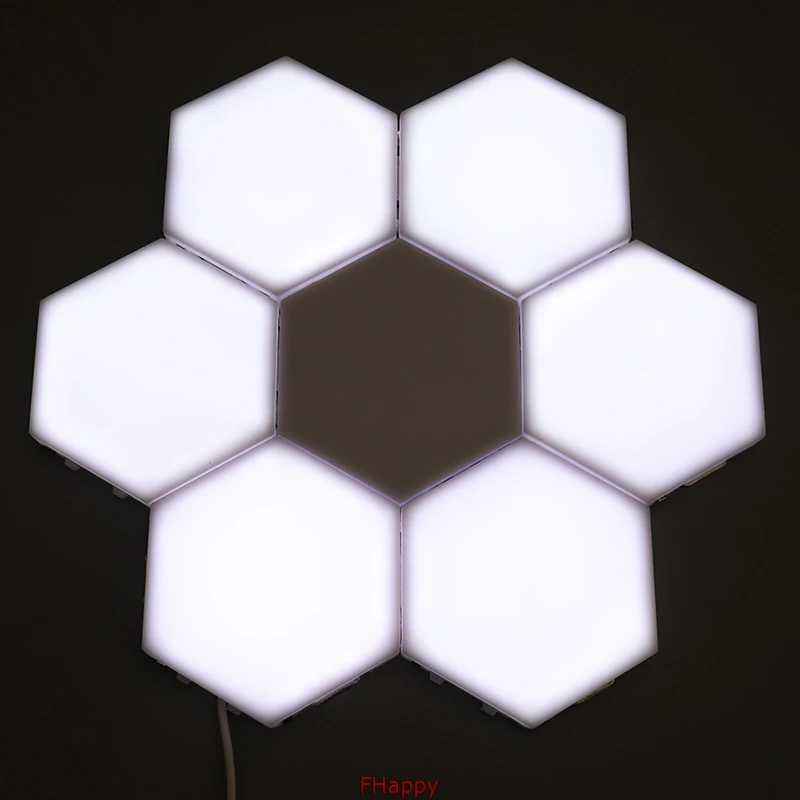 3/6 шт. сенсорный светильник ing лампа с шестигранной головкой лампы Quantum модульный
