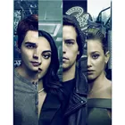 5D алмазов картина характер ривердейл камни в форме ромба круглый дрель Алмазная вышивка фильм портрет вышивка крестом, мозаичный Декор подарок