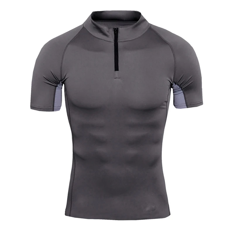 Новая быстросохнущая футболка для бега мужская спортивная бодибилдинга