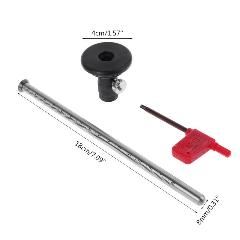 

160mm Wheel Marking Gauge with 1 mm Scale for Woodworking Carpenter Tool Marker
