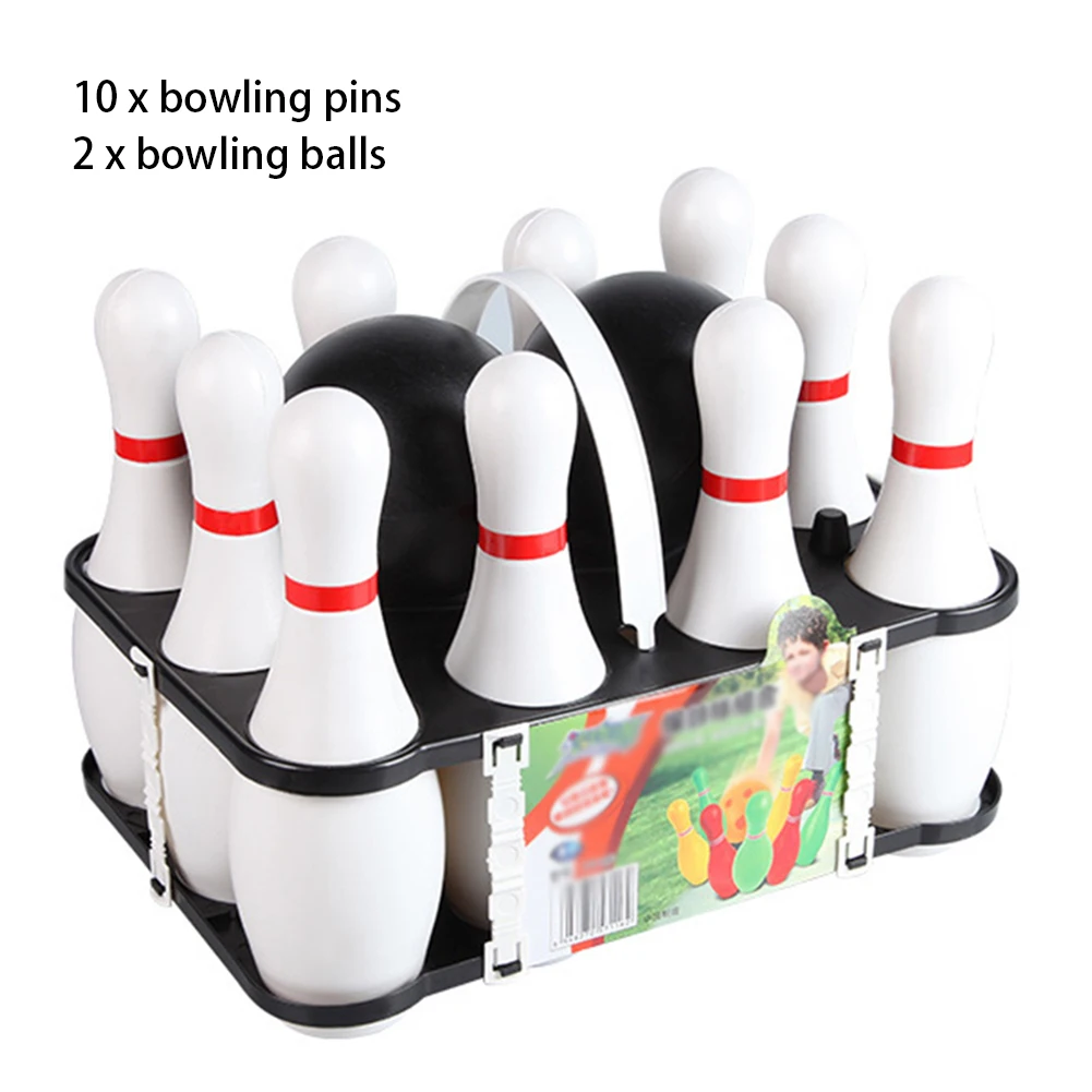Kids Bowling Game Set Intelligence Development Simulation Sport Toy Kindergarten Toddler Hand Eye Coordination Early Educational | Спорт и